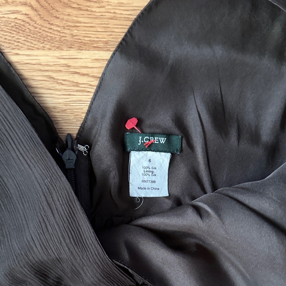 J. Crew Brown Midi Dress - Picture 2 of 7